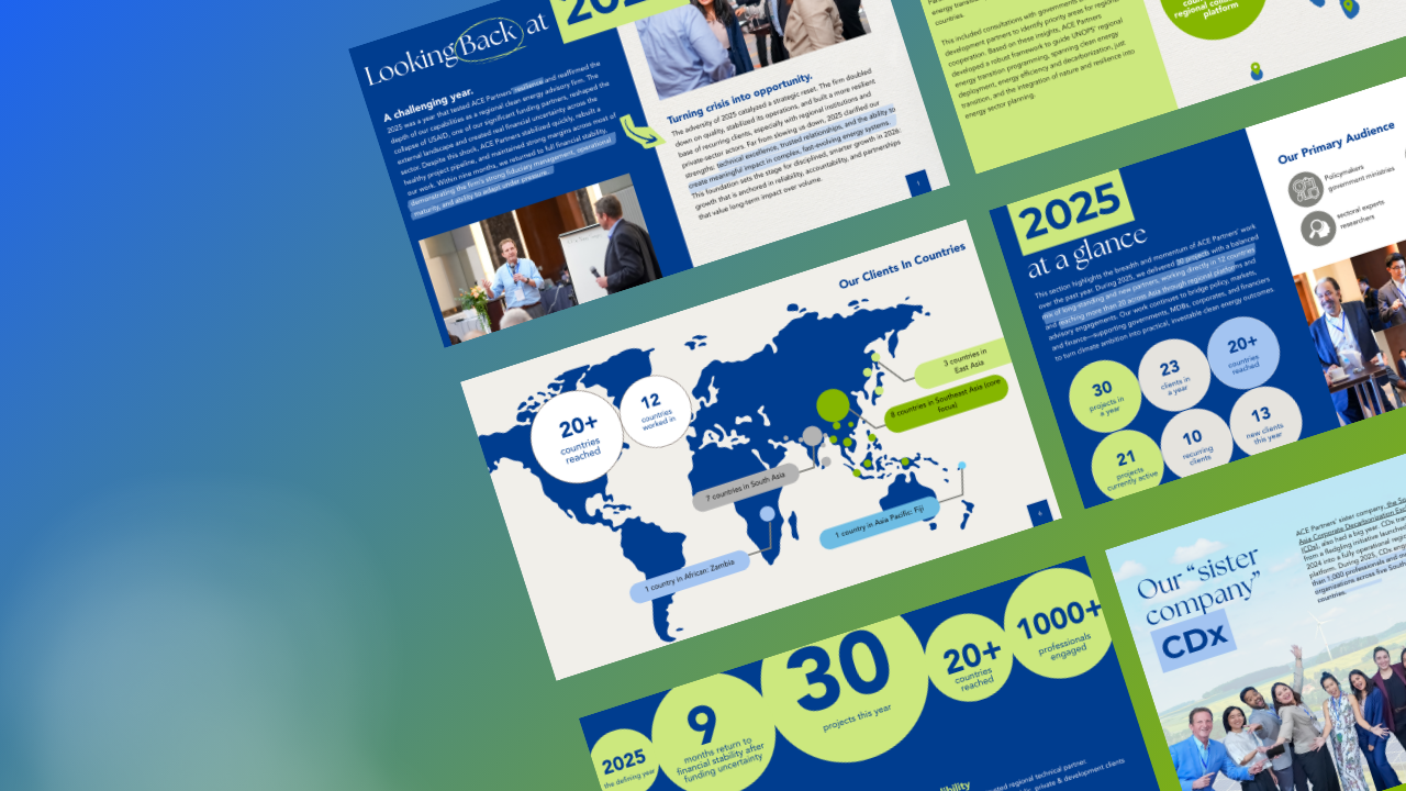 Asia Clean Energy Partners 2025 Impact Report - Scaling with Purpose
